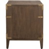 Nisha 1-Drawer Wood Nightstand - SFV7707 - Brown - Safavieh Couture - 4 of 4