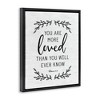 Stupell Industries You Are Loved Bible Verse Scripture Religious Quote, 25" x 31" - 3 of 4