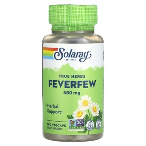 Solaray True Herbs, Feverfew, 380 mg, 100 VegCaps - 1 of 4