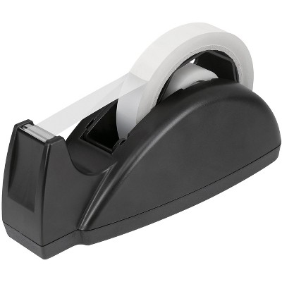 MyOfficeInnovations Heavy-Duty Desktop Tape Dispenser Black 1" and 3" Core 1671310