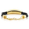 ELYA Women's Polished Elongated Tube Multi-Strand Leatherette Bracelet - 2 of 3