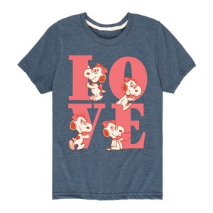 Boys' - Peanuts - Belle Love Short Sleeve Graphic T-Shirt - 1 of 4