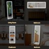 DOMETOUR Full Length Mirror with LED Lights, Lighted Floor Standing Mirror with Stand - 4 of 4