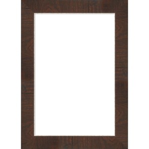 Amanti Art Wildwood Brown Narrow Framed Magnetic Dry Erase Board - 1 of 4