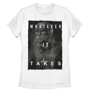 Women's Marvel Avengers: Endgame Whatever It Takes Captain America T-Shirt - 1 of 4