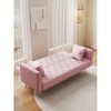 Mocamel 71-Inch Versatile Love Seat Sofa: Retro American Style for Compact Living Rooms, Bedrooms & Offices - 4 of 4