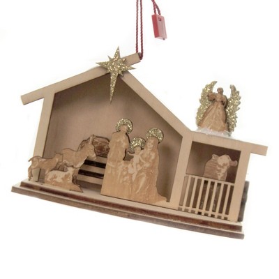 Ginger Cottages 2.75" Ginger Nativity Ornament Jesus Mary Joseph  -  Tree Ornaments