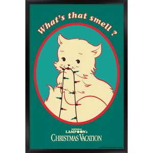 Trends International National Lampoon's Christmas Vacation - Cat Framed Wall Poster Prints - 1 of 4