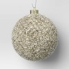 4ct 150mm Christmas Tinsel Ornament Set Champagne Gold - Wondershop™ - 4 of 4