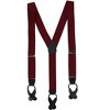 CTM Men's Elastic Button End Suspenders - 4 of 4