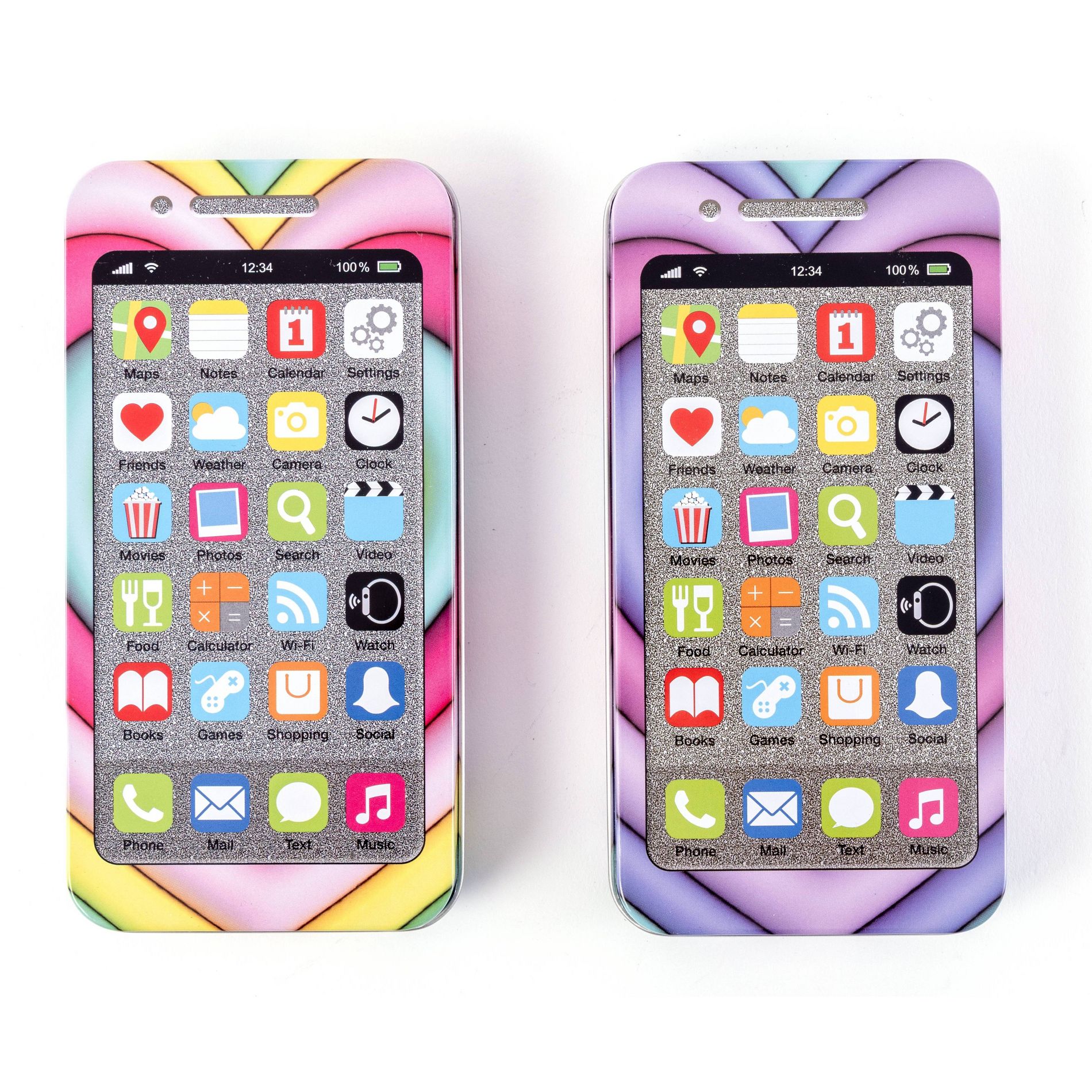 Smartphone Stationery Set Layered Hearts - Scholastic Book Fair