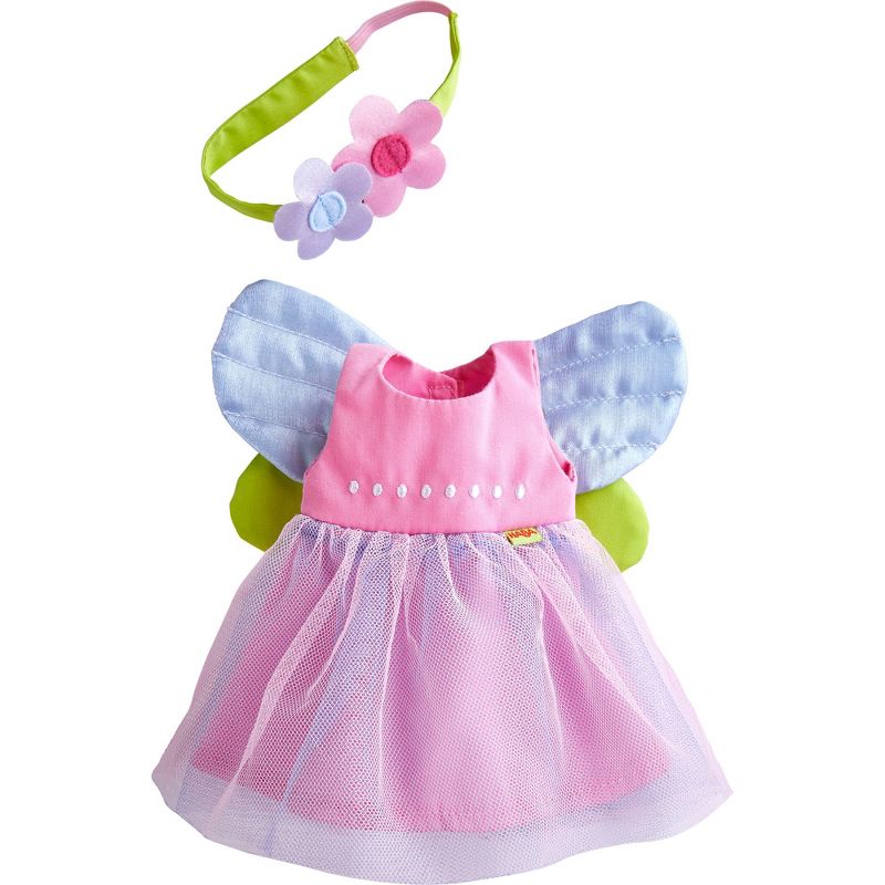 HABA Fairy Magic 2 Piece Dress Set with Headband for 12" HABA Soft Dolls, 1 of 4