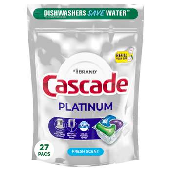 Cascade Fresh Platinum Action Pacs - 27ct