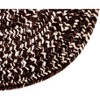 60" x 96" Chenille Tweed Collection Dove & Chesnut Reversible Indoor Area Utility Oval Rug - Better Trends - 3 of 4