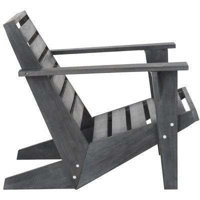 Lanty Dark Slate Gray Acacia Wood Adirondack Chair