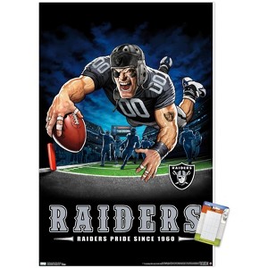 Trends International NFL Las Vegas Raiders – End Zone 20 Unframed Wall Poster Prints - 1 of 4