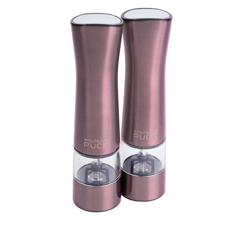 July Home Premium Gravity Electric Salt And Pepper Grinder Set, 2 Pack, Battery  Operated : Target