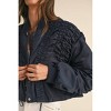 Women's Jessenia Ruffle Puff Bomber Jacket - MABLE S - 4 of 4
