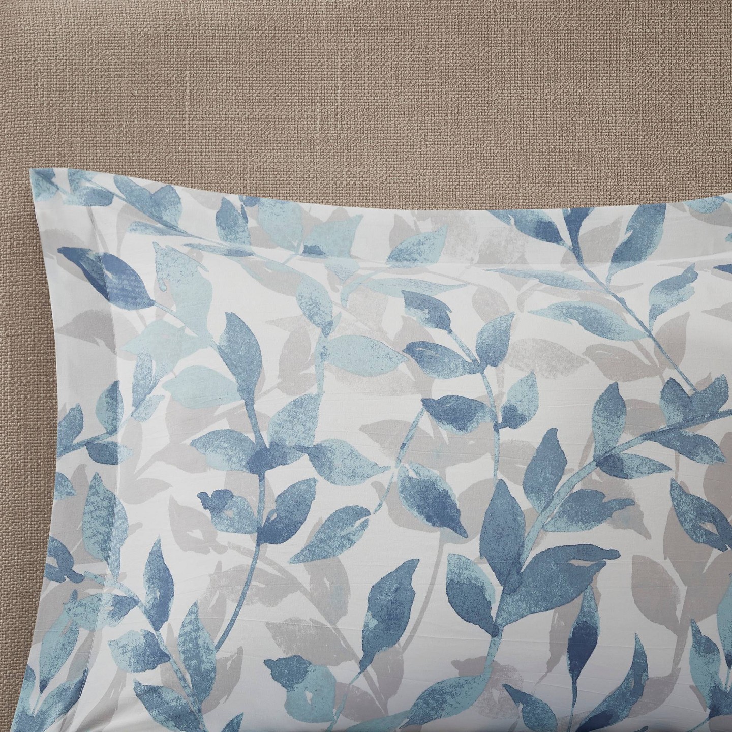 Постельное бельё Madison Park Queen Leisha Reversible Complete Bedding Set - Blue: Microfiber, Hypoallergenic, Oeko-Tex Certified, цвет: Синий — фото 5