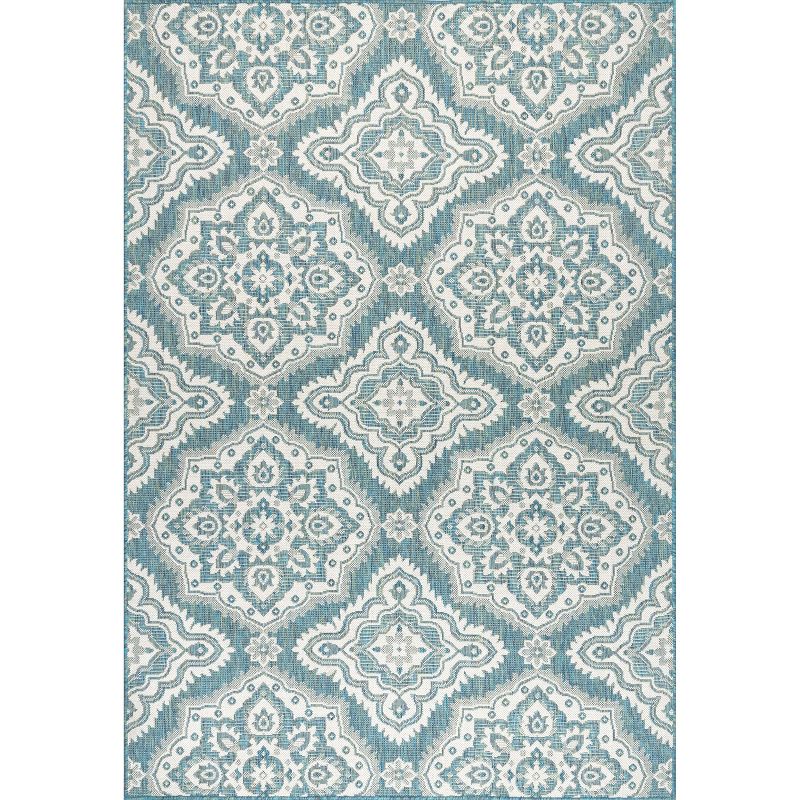 nuLOOM Arna Floral Indoor and Outdoor Area Rug, 1 of 11