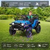 12V Kids Electric Ride-On Truck - Parent Remote Control, 3 Speed Settings, LED Lights & Music Player for Children Ages 3-6 Years - 3 of 4