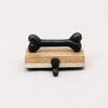 TopComfy Decorative Object Doggo Stacking Holder Modern Storage for Pet Essentials, Black, 3.25"*6"*4.5" - 3 of 4
