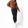 Women's Juli Cozy Crew Neck Sweater - OLIVACEOUS - 2 of 4