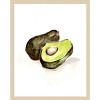 Amanti Art Veggie Sketch Avocado by Marcy Chapman Framed Wall Art Print - 4 of 4