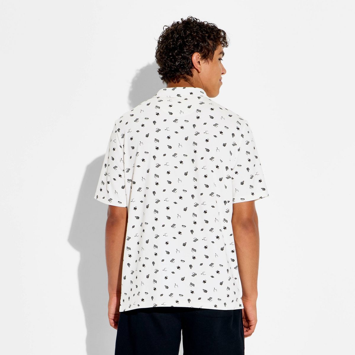 Men's Game Day Comfort Wear Tailgate Print Polo Shirt - Goodfellow & Co™ - thumbnail 3