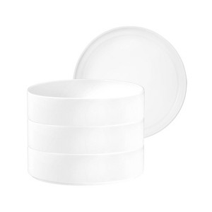 Frieling Seltmann Weiden Good Mood Bowl 8.2 Inch, White, Set of 4 - 1 of 3