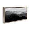 Stupell Industries Misty Sky Open Mountain Landscape Floating Frame Canvas Art, Brown, 25" x 11" - 2 of 4
