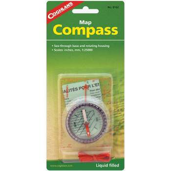 Unique Bargains Self-adhesive Vehicle Navigation Thermometer Compass Ball  Black 3.50x2.20x1.18 1 Pc : Target
