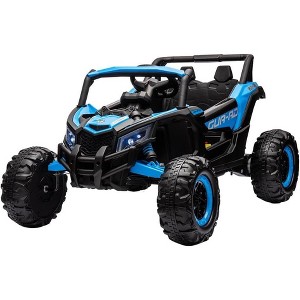 Kids Ride On Car, 24V Ride On UTV, Battery Powered Electric Off-Road UTV Car w/Remote Control, 200W Motor, Spring Suspension, LED Headlights - 1 of 4