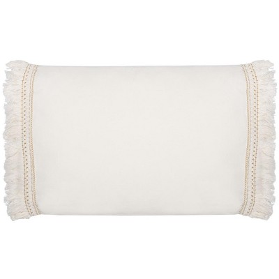 Larna Pillow - Beige - 12" X 20" - Safavieh