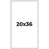 PosterPalooza | Textured White Picture Frame - UV Acrylic, Foam Board Backing, Hanging Hardware - 2 of 4