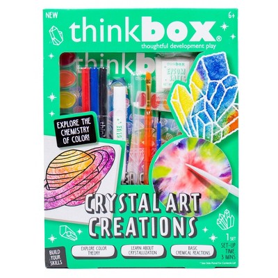 Thinkbox 12pc Crystal Art Creations Craft Activity Kit