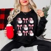 Simply Sage Market Women's Graphic Sweatshirt Coquette Santa Chart - 2 of 4