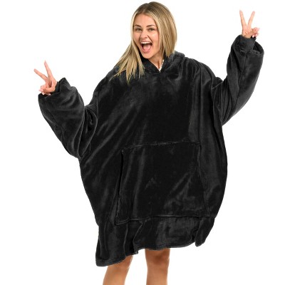 ADR Adult Wearable Blanket, Sweater Hoodie, Blanket with Sleeves for Men & Women Oversized Sweatshirt