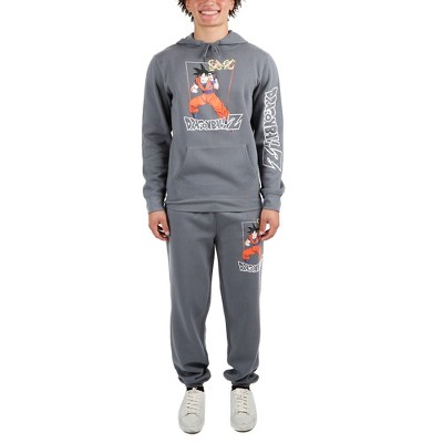 Dragonball Z Charcoal Hoodie & Sweatpant Combo