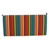 Blazing Needles, 42-inch by 19-inch Patterned Outdoor Spun Polyester Loveseat Cushion - 3 of 3