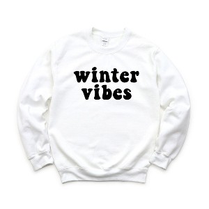Simply Sage Market Women's Graphic Sweatshirt Retro Winter Vibes - 1 of 3