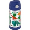 Thermos 12 oz. Kid's Funtainer Vacuum Insulated Stainless Steel Straw Bottle - 2 of 2