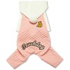 Touchdog (R) Designer Quilted Full-Body Hooded Dog Sweater - 2 of 2