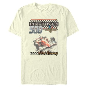 Mens Indy 500 Distressed 108th Running Poster T Shirt - 1 of 4