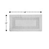 Extremely Absorbent Cotton Bath Rug by Perthshire Platinum Collection - 2 of 3