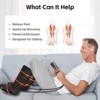 SHINE WELL Leg Massager with Compression, for Neuropathy Pain&Blood Circulation&Pain Relief&Swelling Legs, 2 Heating Levels 3 Modes 3 Intensities - 2 of 4