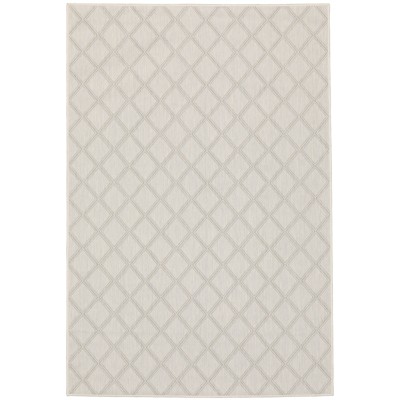 Oriental Weavers Portofino 5098W Ivory/ Grey Indoor/Outdoor Area Rug - 3'3" x 5'