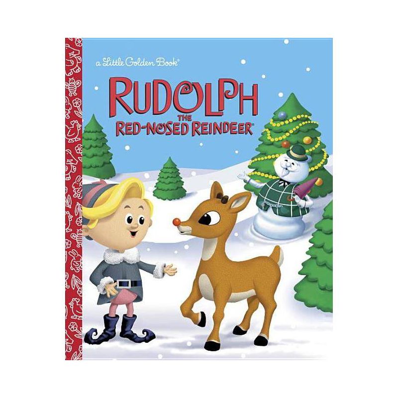 Rudolph the Red-Nosed Reindeer (Rudolph the Red-Nosed Reindeer) - (Little Golden Book) by Rick Bunsen (Hardcover), 1 of 7