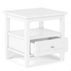 NicBex Vintage Coffee Table with Storage,2-Tier Table with Shelf and Drawer,Multi-Functional Table for Living Room and Bedroom - 3 of 4