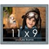 PosterPalooza | Photo Size Textured Blue Picture Frame - UV Acrylic, Foam Board Backing, Hanging Hardware - 2 of 4